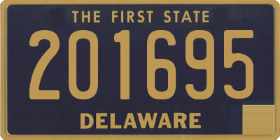 DE license plate 201695