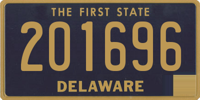 DE license plate 201696
