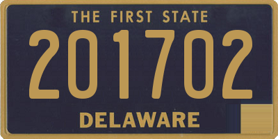 DE license plate 201702