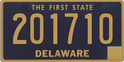 DE license plate 201710