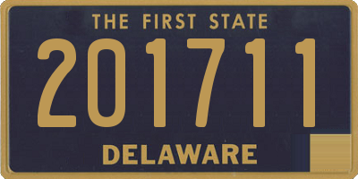 DE license plate 201711