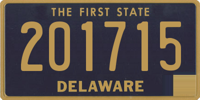 DE license plate 201715