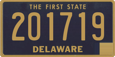 DE license plate 201719