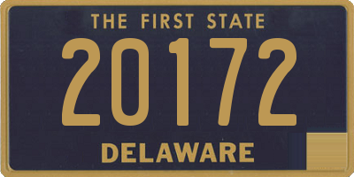 DE license plate 20172