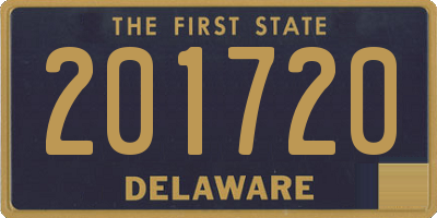 DE license plate 201720