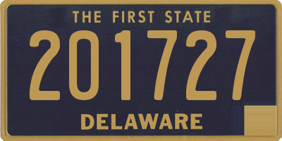 DE license plate 201727