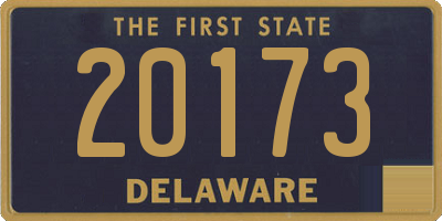 DE license plate 20173