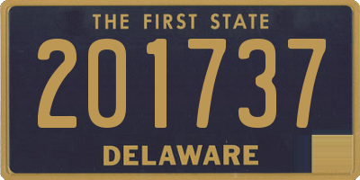 DE license plate 201737