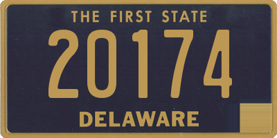 DE license plate 20174