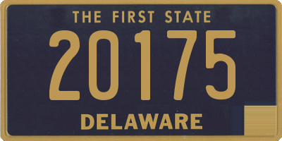 DE license plate 20175