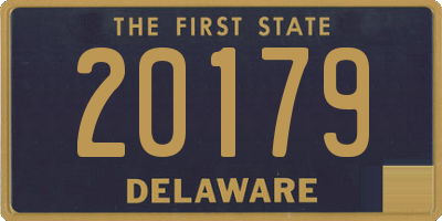 DE license plate 20179