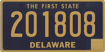 DE license plate 201808