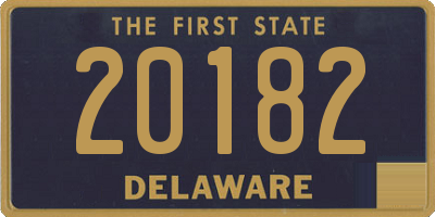 DE license plate 20182