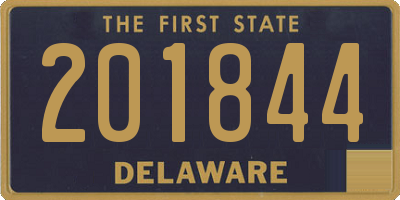 DE license plate 201844