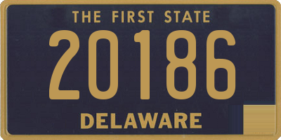 DE license plate 20186