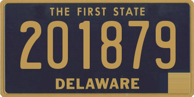 DE license plate 201879