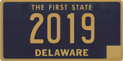 DE license plate 2019