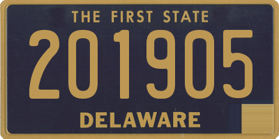 DE license plate 201905