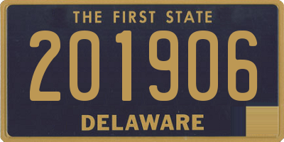 DE license plate 201906