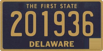 DE license plate 201936