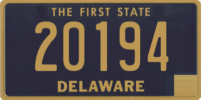 DE license plate 20194