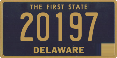 DE license plate 20197