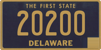 DE license plate 20200