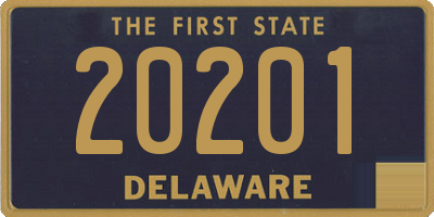 DE license plate 20201