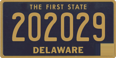 DE license plate 202029