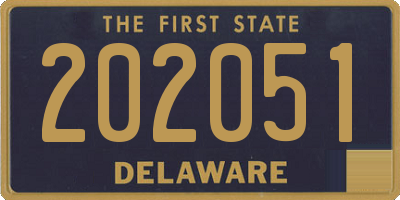DE license plate 202051