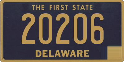 DE license plate 20206