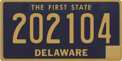 DE license plate 202104