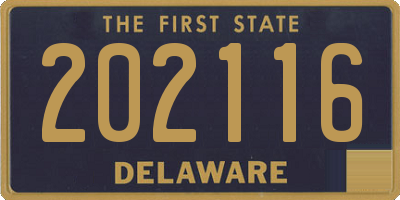 DE license plate 202116