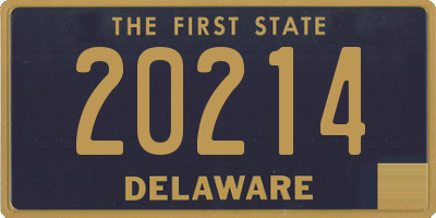 DE license plate 20214