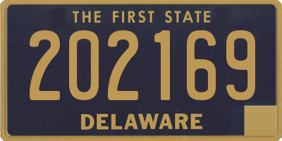 DE license plate 202169