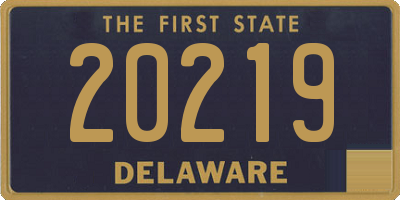 DE license plate 20219