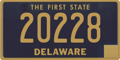 DE license plate 20228