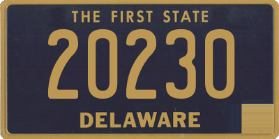 DE license plate 20230