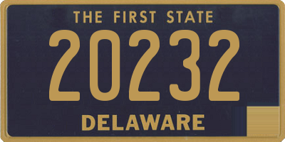 DE license plate 20232