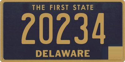 DE license plate 20234