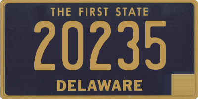 DE license plate 20235