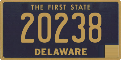 DE license plate 20238