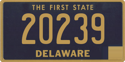 DE license plate 20239