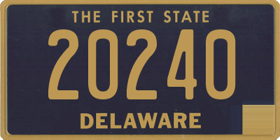 DE license plate 20240