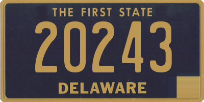 DE license plate 20243