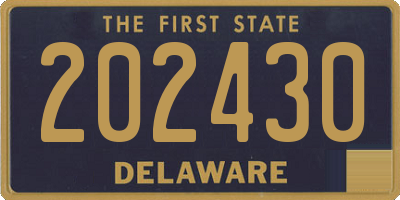 DE license plate 202430