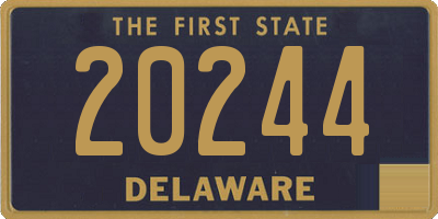 DE license plate 20244