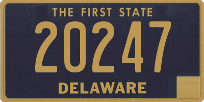 DE license plate 20247