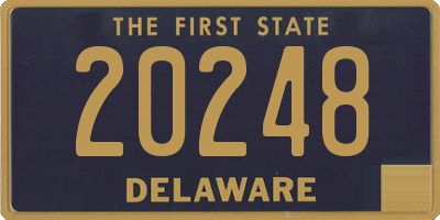 DE license plate 20248