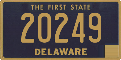 DE license plate 20249